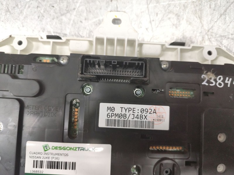 Recambio de cuadro instrumentos para nissan juke (f16) acenta referencia OEM IAM 6PM0BJ4BX  092A