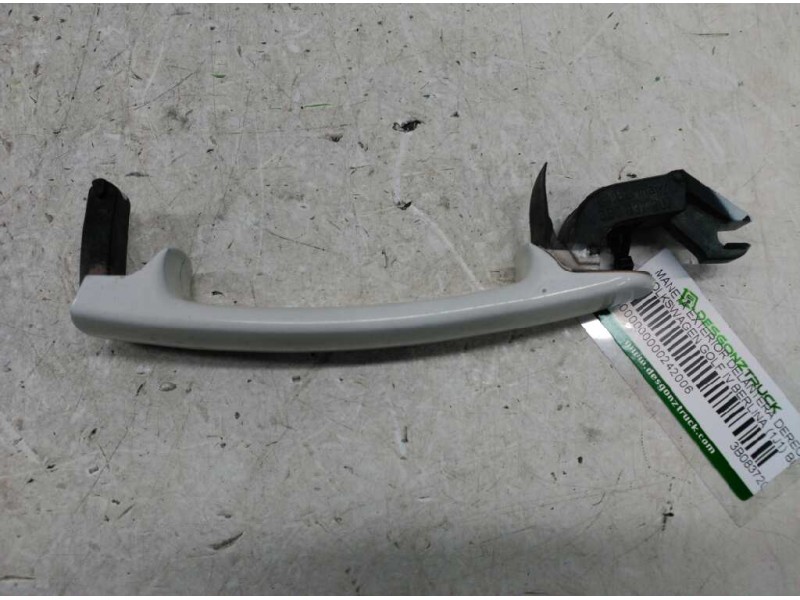 Recambio de maneta exterior delantera derecha para volkswagen golf iv berlina (1j1) básico referencia OEM IAM 3B0837207FFKZ  
