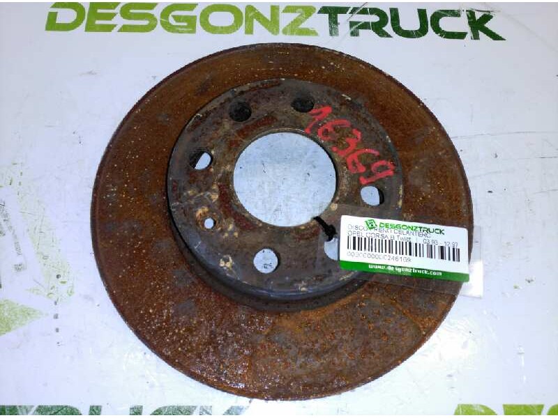 Recambio de disco freno delantero para opel corsa b twist referencia OEM IAM   