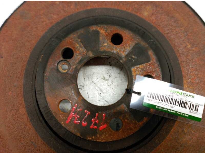 Recambio de disco freno delantero para renault espace iv (jk0) grand espace expression referencia OEM IAM 8200570191  