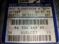 Recambio de centralita motor uce para peugeot 406 berlina (s1/s2) stdt referencia OEM IAM 9630466980 XUDLC01  2