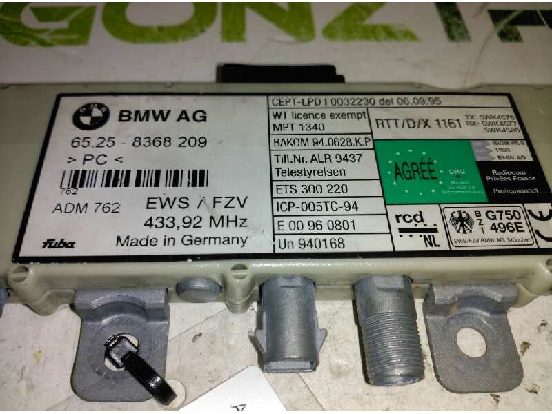 Recambio de amplificador de antena para bmw serie 3 berlina (e46) 320d referencia OEM IAM 65258368209  