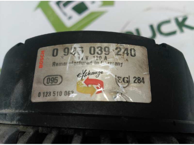 Recambio de alternador para opel astra f berlina elegance referencia OEM IAM 0986039240 14V/120A 