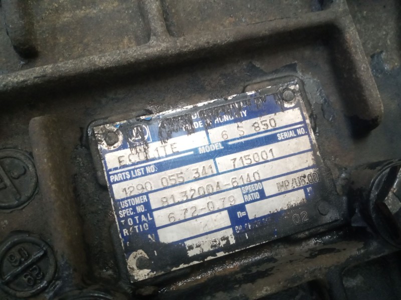 Recambio de caja cambios para man le 12.225 lc referencia OEM IAM 6s850 81320046140 1290055341