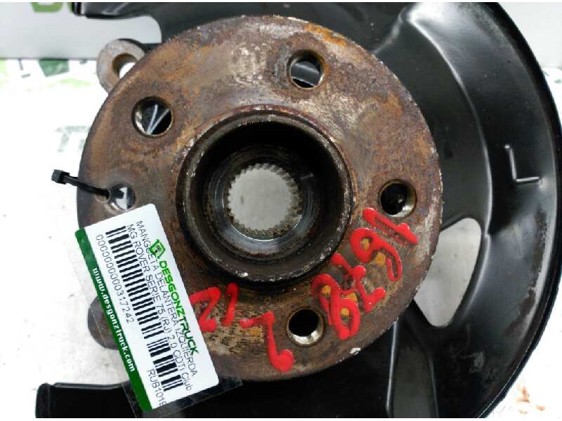 Recambio de mangueta delantera izquierda para mg rover serie 75 (rj) 2.0 cdti club referencia OEM IAM RUB101930  