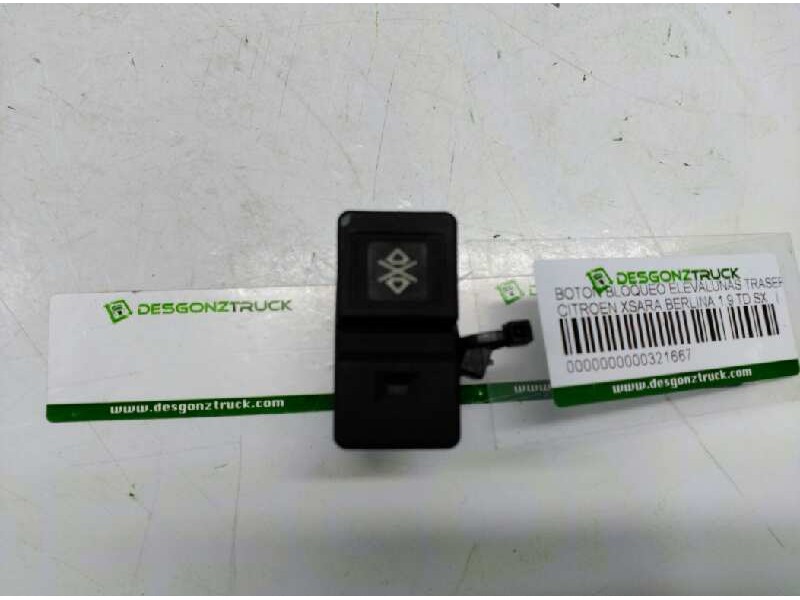 Recambio de boton bloqueo elevalunas traseros para citroen xsara berlina 1.9 td sx referencia OEM IAM   