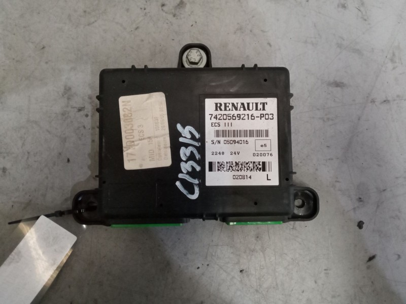 Recambio de modulo electronico para renault magnum 4xx.18/4xx.26 02  12.0 diesel referencia OEM IAM 7420569216 CENTRALITA ECS 