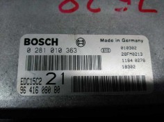 Recambio de centralita motor uce para peugeot 406 berlina (s1/s2) srdt referencia OEM IAM 1929ZH 9641608080 0281010363 2