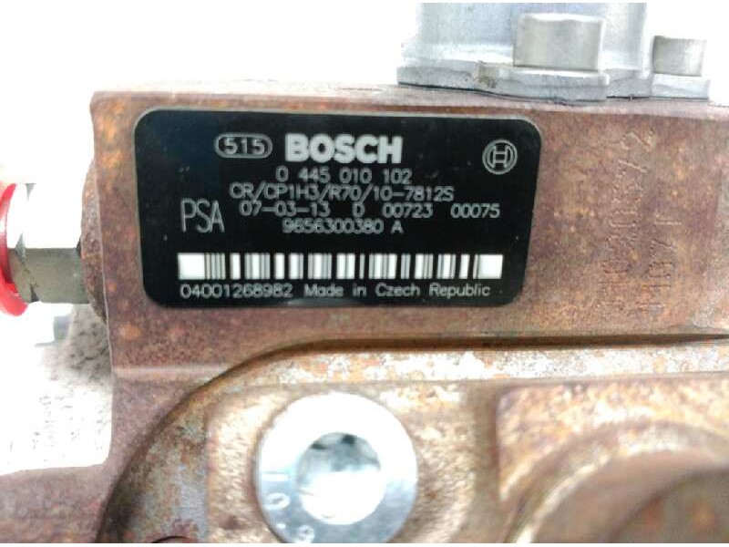 Recambio de bomba inyeccion para peugeot 206+ básico referencia OEM IAM 0445010102 3M5Q9A543DE 