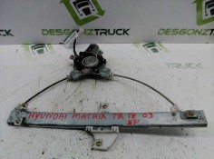 Recambio de elevalunas trasero izquierdo para hyundai matrix (fc) 1.6 gls full world cup referencia OEM IAM   