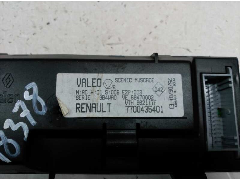 Recambio de mando climatizador para renault scenic (ja..) 1.9 dci authentique referencia OEM IAM 7700435401  