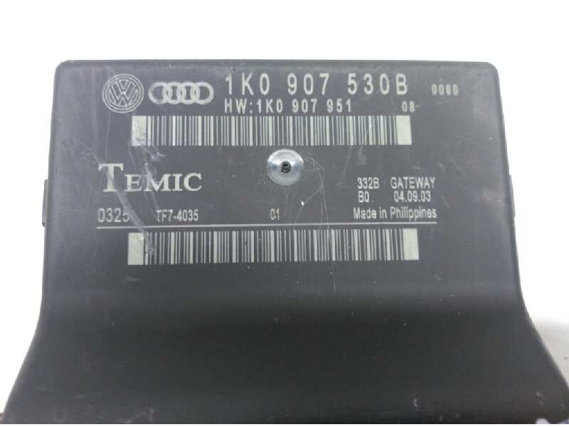 Recambio de centralita comfort para audi a3 (8p) 1.9 tdi ambiente referencia OEM IAM 1K0907530B  