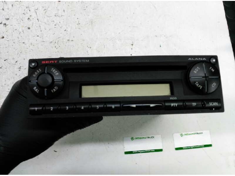 Recambio de sistema audio / radio cd para seat ibiza (6l1) cool referencia OEM IAM ORIGINAL  