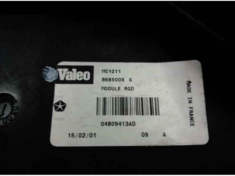 Recambio de electroventilador para chrysler voyager (rg) 2.5 crd grand voyager limited referencia OEM IAM 868501E  