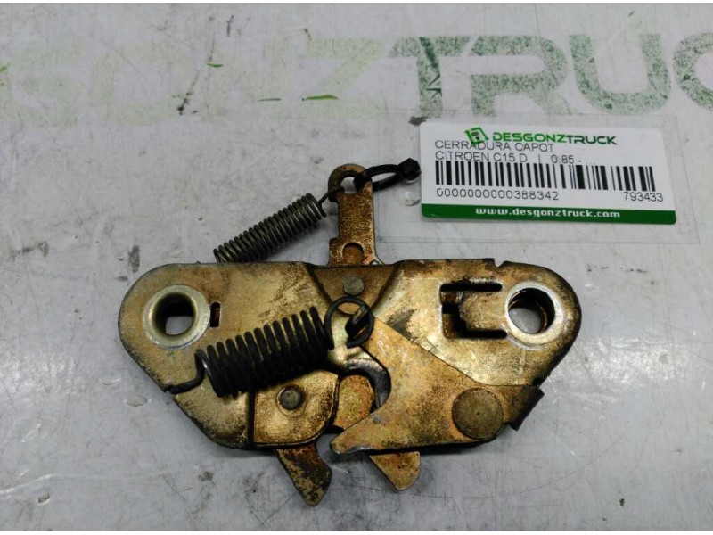 Recambio de cerradura capot para citroen c15 d referencia OEM IAM 793433  
