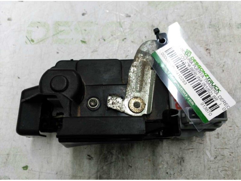 Recambio de cerradura puerta trasera derecha para peugeot 406 berlina (s1/s2) sr referencia OEM IAM 913870  