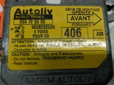 Recambio de centralita airbag para peugeot 406 berlina (s1/s2) sr referencia OEM IAM 9638592580 550725200  2