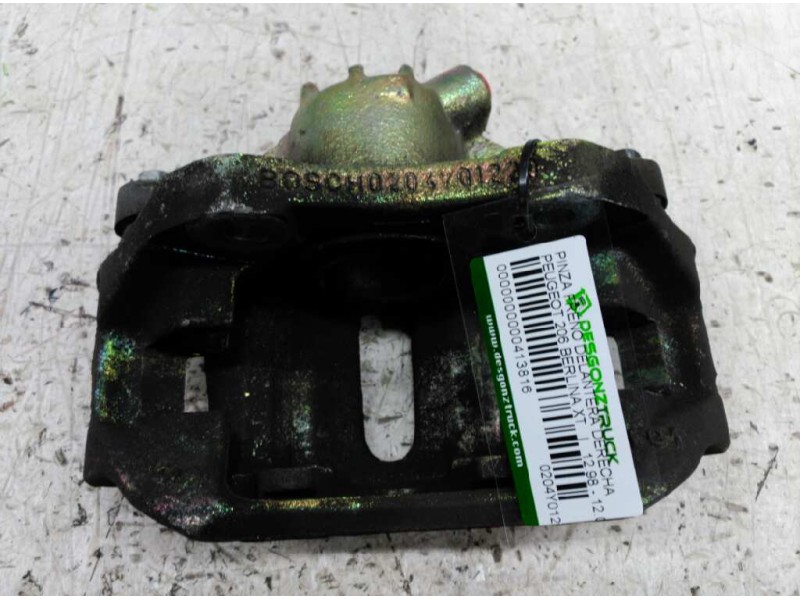 Recambio de pinza freno delantera derecha para peugeot 206 berlina xt referencia OEM IAM 0204Y01214  