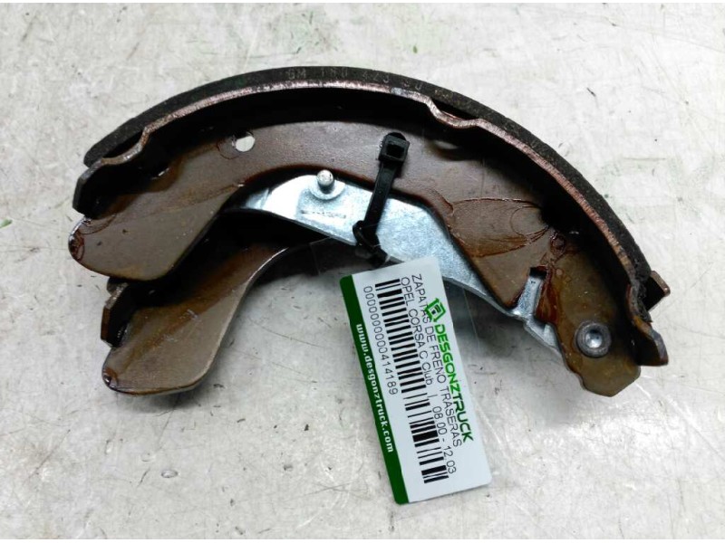 Recambio de zapatas de freno traseras para opel corsa c club referencia OEM IAM   