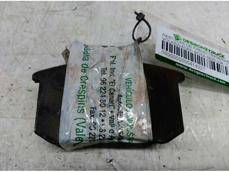 Recambio de pastillas de freno traseras para volkswagen bora berlina (1j2) highline referencia OEM IAM   
