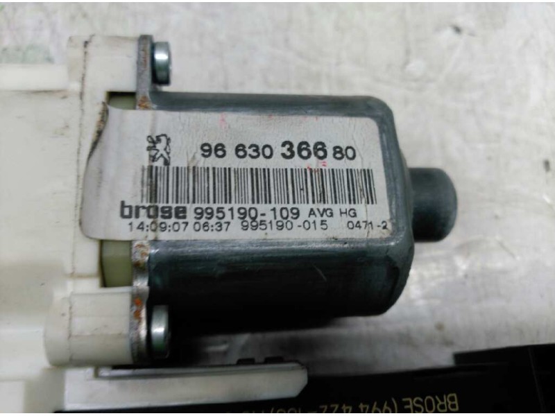 Recambio de motor elevalunas delantero izquierdo para peugeot 407 sport referencia OEM IAM 9663036680  