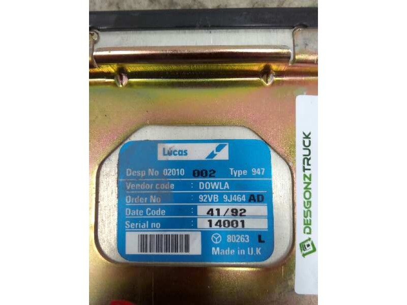 Recambio de modulo electronico para ford transit bus 1995 autocaravana - nugget referencia OEM IAM  92VB9J464 14001