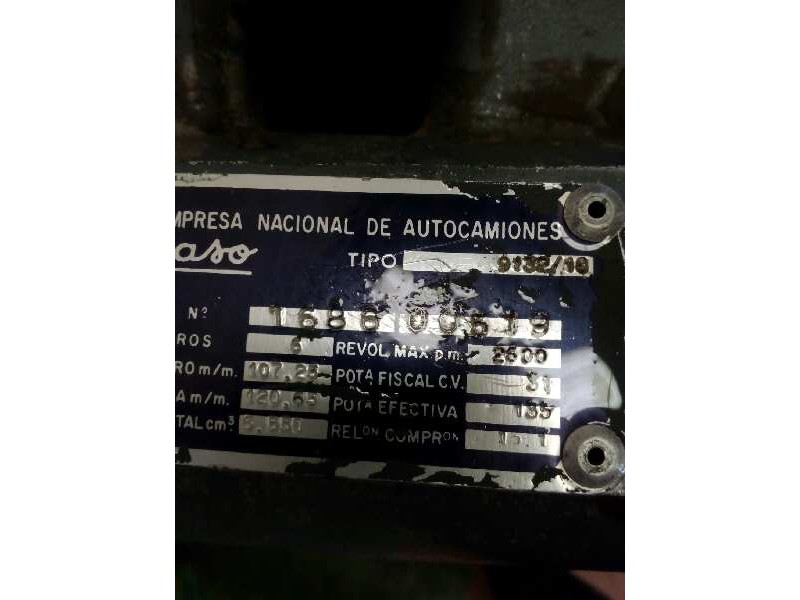 Recambio de motor completo para pegaso trucks comet comet 140 referencia OEM IAM 9132/18 168600619 