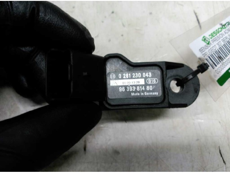 Recambio de sensor presion admision para peugeot 307 berlina (s2) d-sign referencia OEM IAM 0261230043  