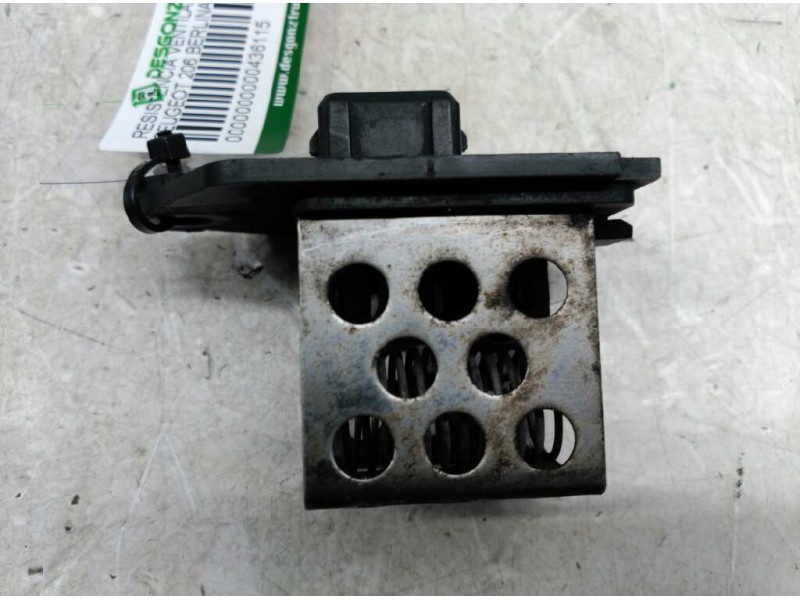 Recambio de resistencia ventilador para peugeot 206 berlina x-line referencia OEM IAM   