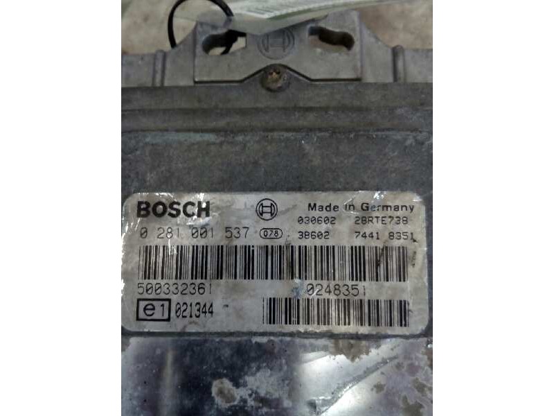 Recambio de centralita motor edc para iveco trucks daily 35s12 referencia OEM IAM 500332361 0281001537 