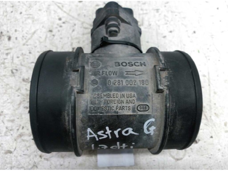 Recambio de caudalimetro para opel astra g berlina elegance referencia OEM IAM 0281002180 BOSCH 