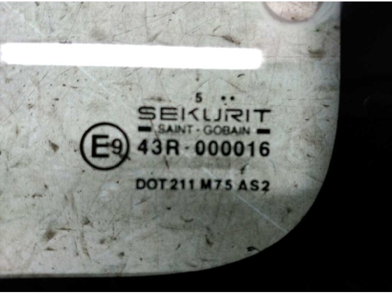 Recambio de luna trasera derecha para peugeot partner (s1) 2.0 hdi cat referencia OEM IAM 43R000016  