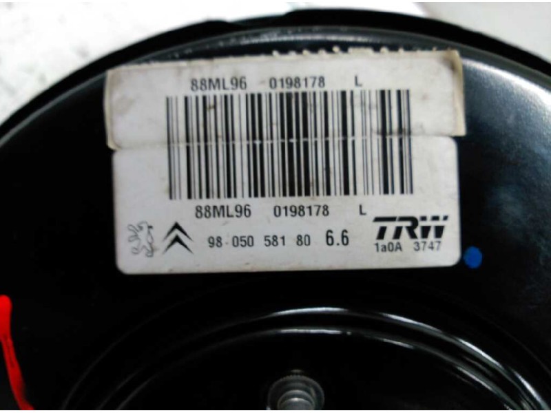 Recambio de servofreno para peugeot 207 confort referencia OEM IAM 9805058180  