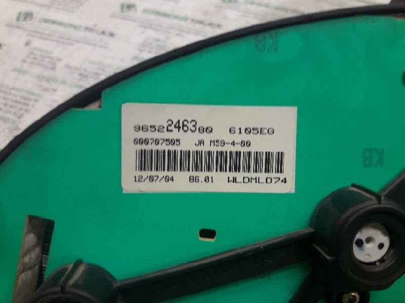 Recambio de cuadro instrumentos para citroen berlingo 2.0 hdi sx familiar referencia OEM IAM 9652246380  