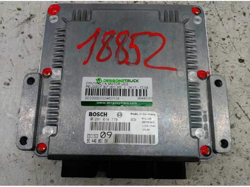 Recambio de centralita motor uce para peugeot 307 (s1) xr referencia OEM IAM 9644606180 0281010779 