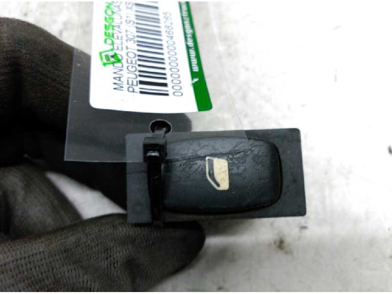 Recambio de mando elevalunas trasero derecho para peugeot 307 (s1) xs referencia OEM IAM 96360166XT  