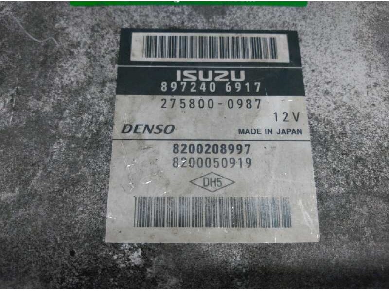 Recambio de centralita motor uce para renault vel satis (bj0) expression referencia OEM IAM 8200208997 8972406917 2758000987