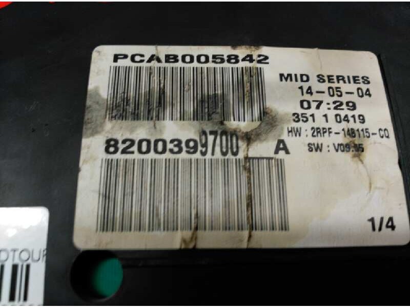 Recambio de cuadro instrumentos para renault megane ii familiar 1.9 dci diesel referencia OEM IAM   