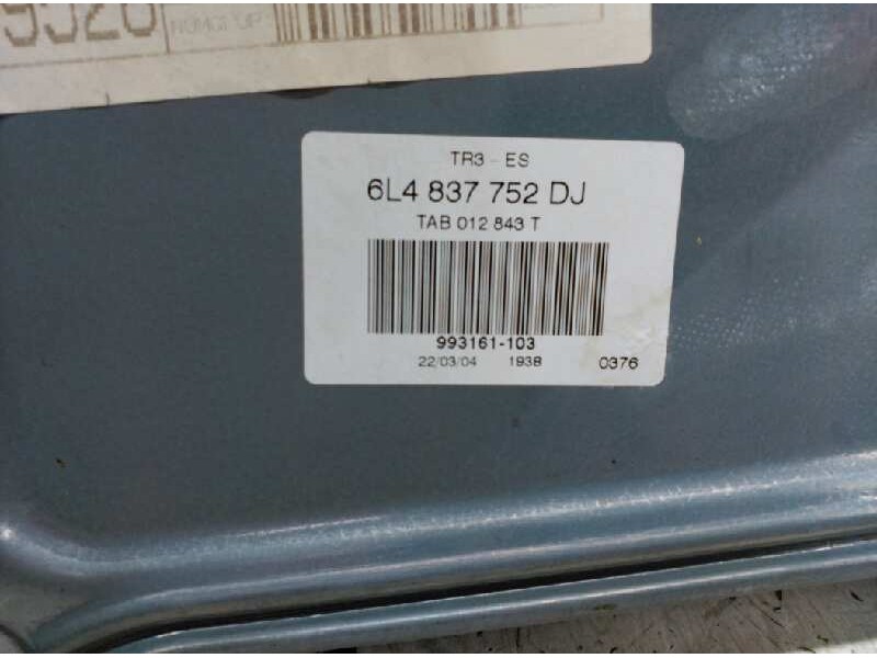 Recambio de elevalunas delantero derecho para seat ibiza (6l1) cool referencia OEM IAM 6L4837752DJ  
