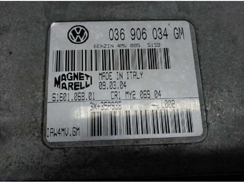 Recambio de centralita motor uce para seat ibiza (6l1) cool referencia OEM IAM 036906034GM 6160106801 MAGNETI MARELLI