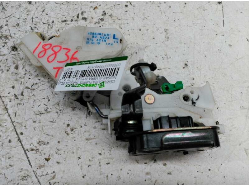 Recambio de cerradura puerta trasera izquierda para nissan almera (n15) gx referencia OEM IAM 8255361U0I  