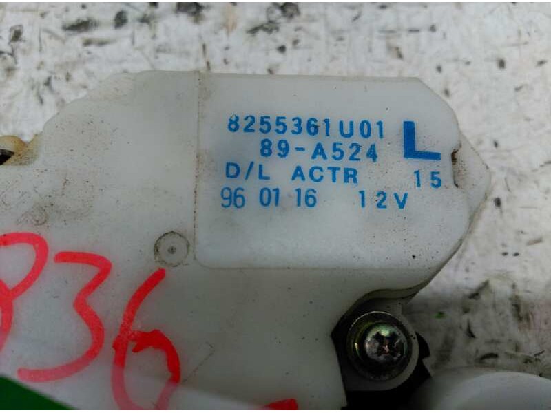 Recambio de cerradura puerta trasera izquierda para nissan almera (n15) gx referencia OEM IAM 8255361U0I  
