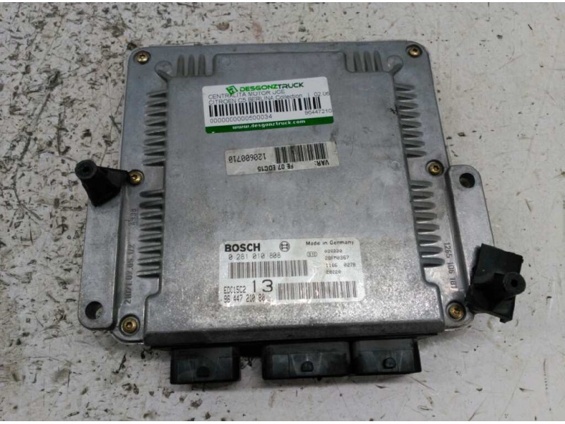 Recambio de centralita motor uce para citroen c5 berlina collection referencia OEM IAM 9644721080 0281010808 