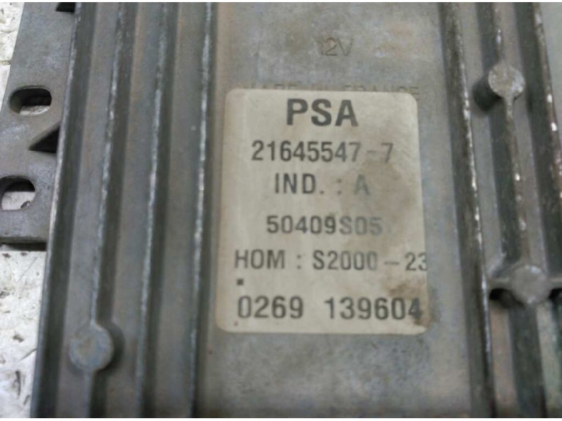 Recambio de centralita motor uce para peugeot 206 berlina referencia OEM IAM 9641815780 9637706180 SAGEM