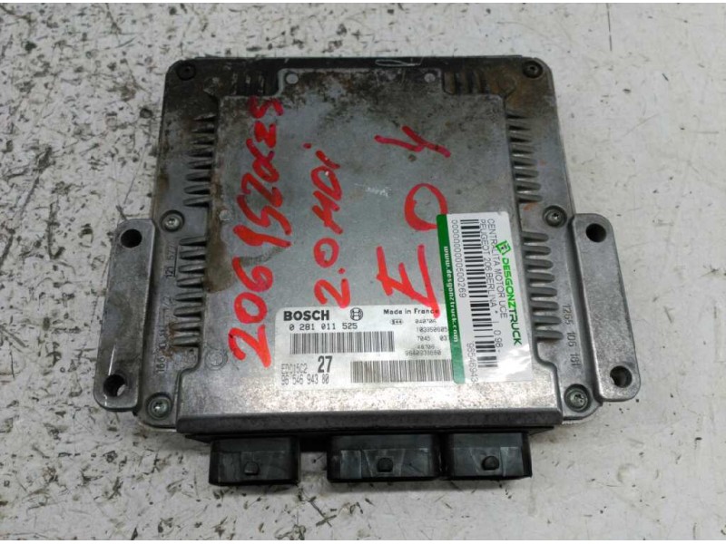 Recambio de centralita motor uce para peugeot 206 berlina referencia OEM IAM 9654694380 0281011525 