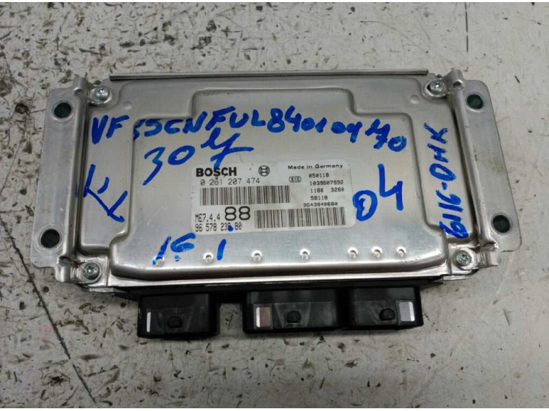 Recambio de centralita motor uce para fiat punto berl. (176) 55 s referencia OEM IAM 9657823980 0261207474 