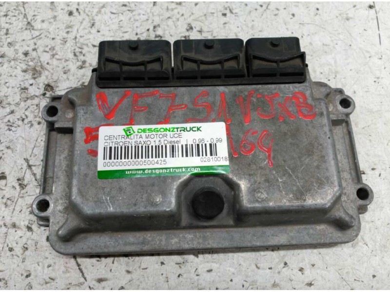 Recambio de centralita motor uce para citroen saxo 1.5 diesel referencia OEM IAM 0281001839 9630059880 BOSCH