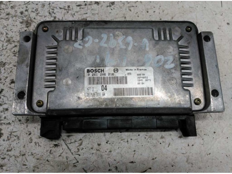 Recambio de centralita motor uce para peugeot 206 berlina referencia OEM IAM 0261206216 9632693980 BOSCH