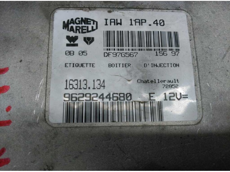 Recambio de centralita motor uce para citroen zx 1,4 armonia referencia OEM IAM 9629244680 IAW1AP40 MAGNETI MARELLI