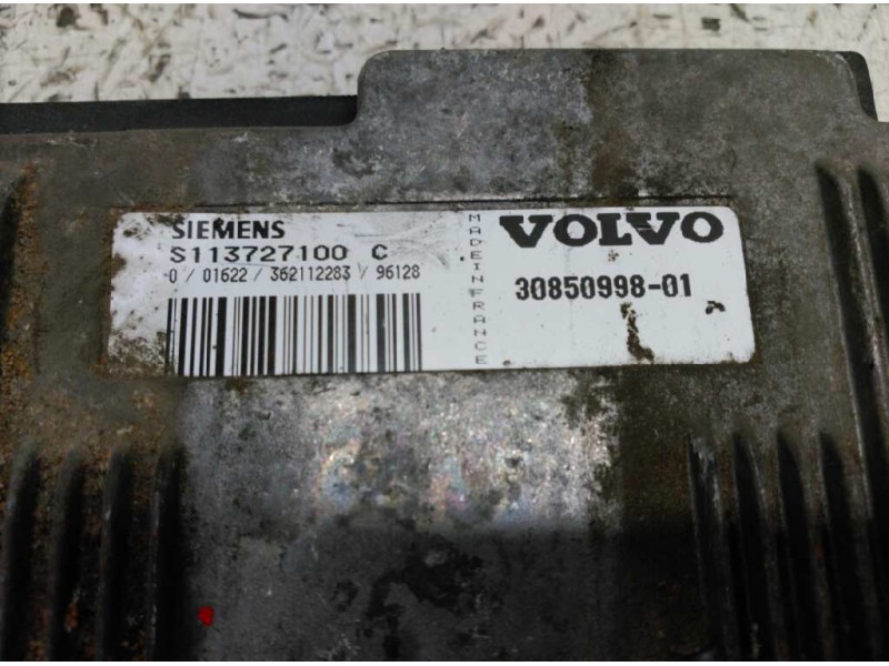 Recambio de centralita motor uce para volvo s40 berlina 1.9 diesel referencia OEM IAM 30850998 S113727100 SIEMENS